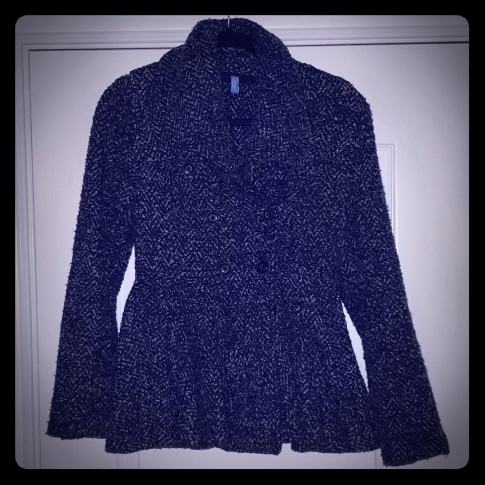 Free People peplum pea coat